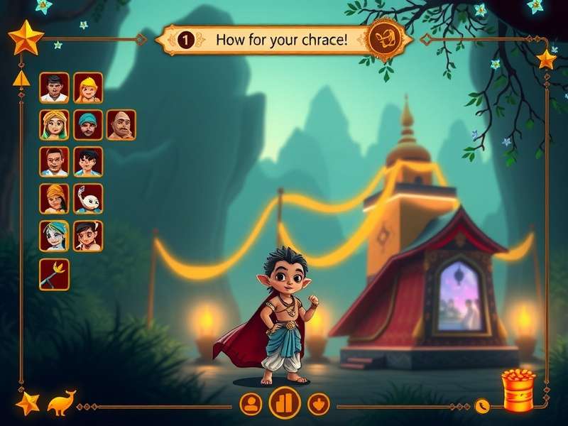 Mystic Voyage character customization screen